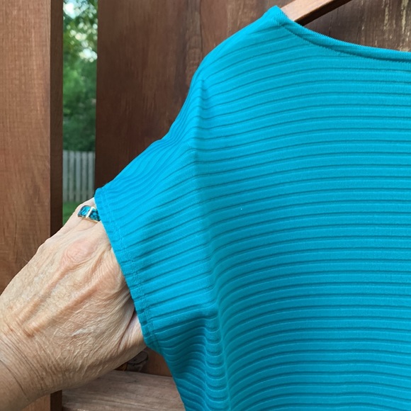 Coldwater Creek Women's Striped Cap Sleeve Top Size Small - Picture 7 of 8